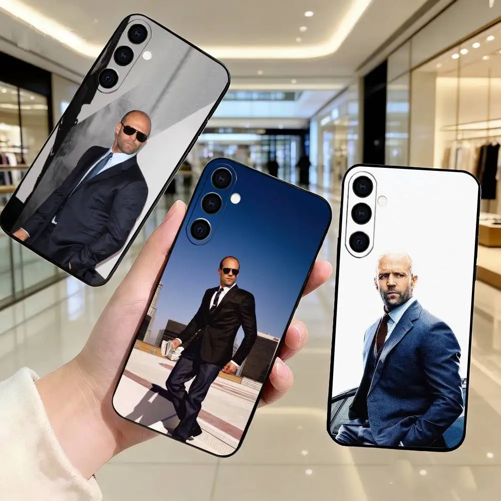 J-Jason-N Statham Actor  Phone Case Black Silicone Soft For Samsung Galaxy A73,A72,A71,A70,A53,A52,A51