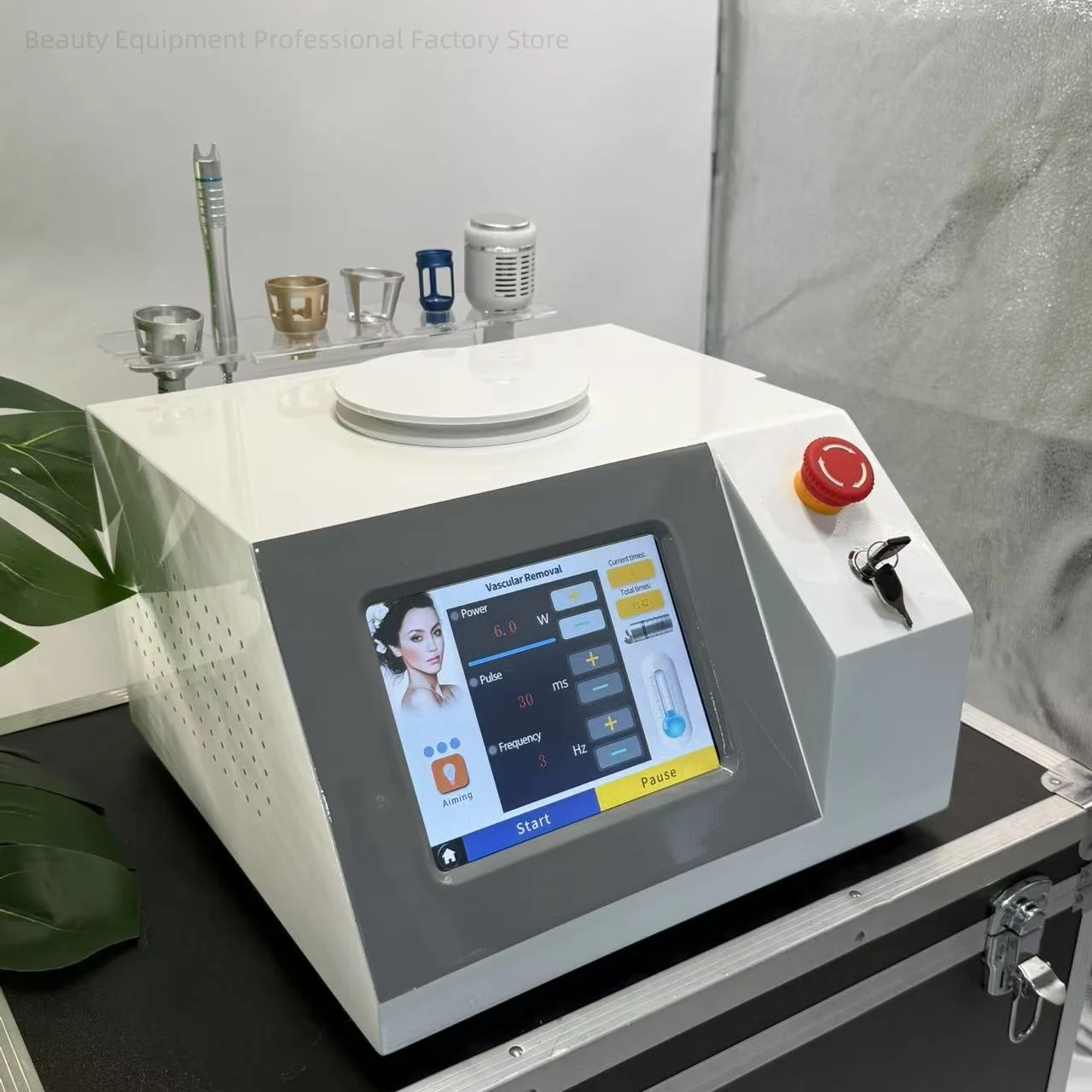 Máquina de eliminación de venas con láser de diodo de 980 nm 6 en 1 para eliminación de arañas, hongos en las uñas, regeneración de la piel y eccema y herpes