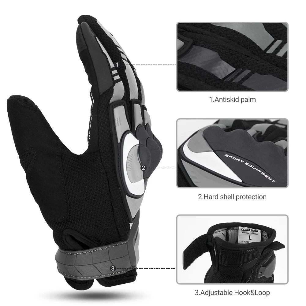 

Motorcycle Gloves Touch Screen Texting Warm Gloves With Thermal Soft Knit Lining Anti-slip For Running Driving Cycling Working