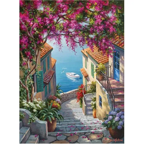 Art 1088 schody przybrzeżne schody do morza 1000 sztuk Puzzle Jigsaw Anatolian