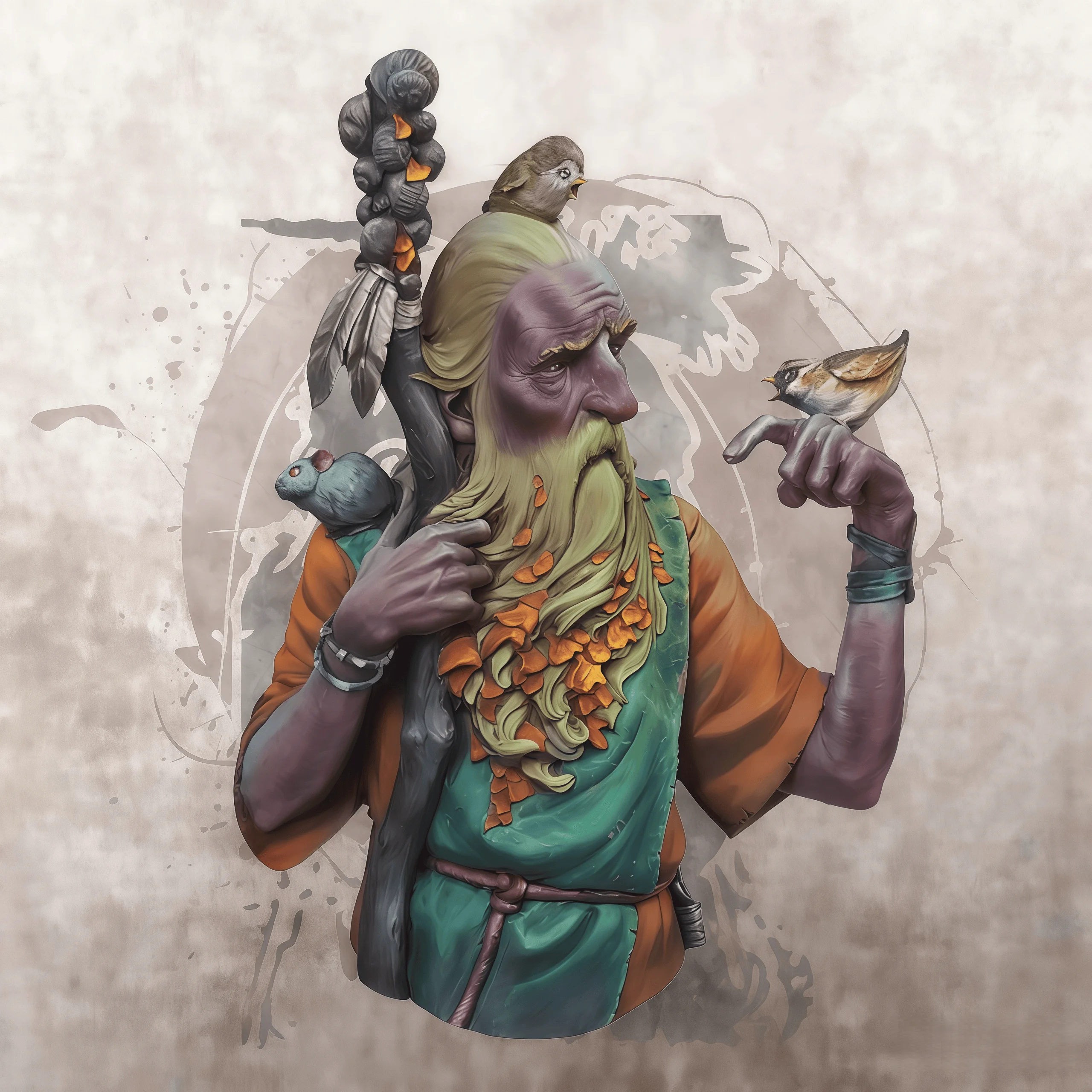 ชุดโมเดลเรซิ่นความแม่นยำ 1/12 GK, รูปปั้นเรซิ่น, ไม่ทาสี