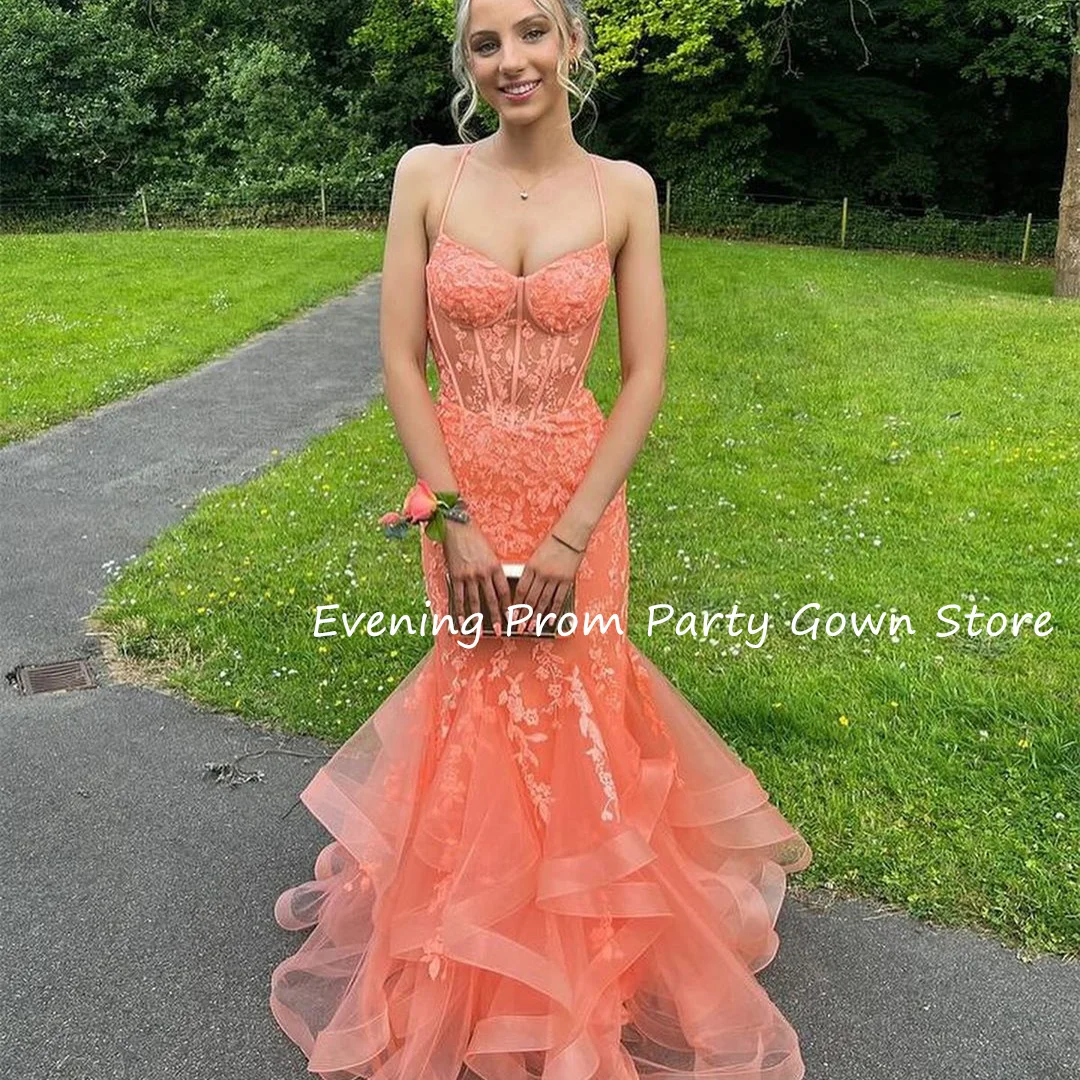 

Роскошные вечерние платья с аппликациями для женщин, шикарное вечернее платье русалки для выпускного вечера 20225, халаты для вечеринок فساتين levenنغبات Wee