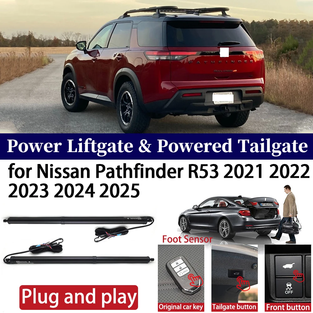 for Nissan Pathfinder R53 2021 2022 2023 2024 2025 Car Power Liftgate Automatic One-Click Vehicle Powered Tailgate Strut