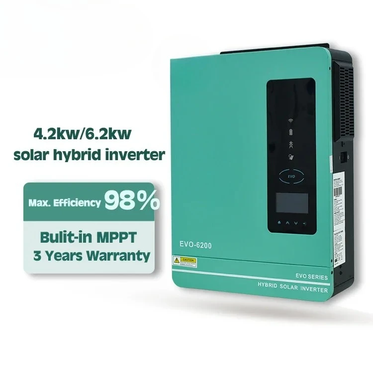 Anern 3.6 kw 4.2 kw 6.2 kw عاكس شمسي هجين خارج الشبكة للمنزل