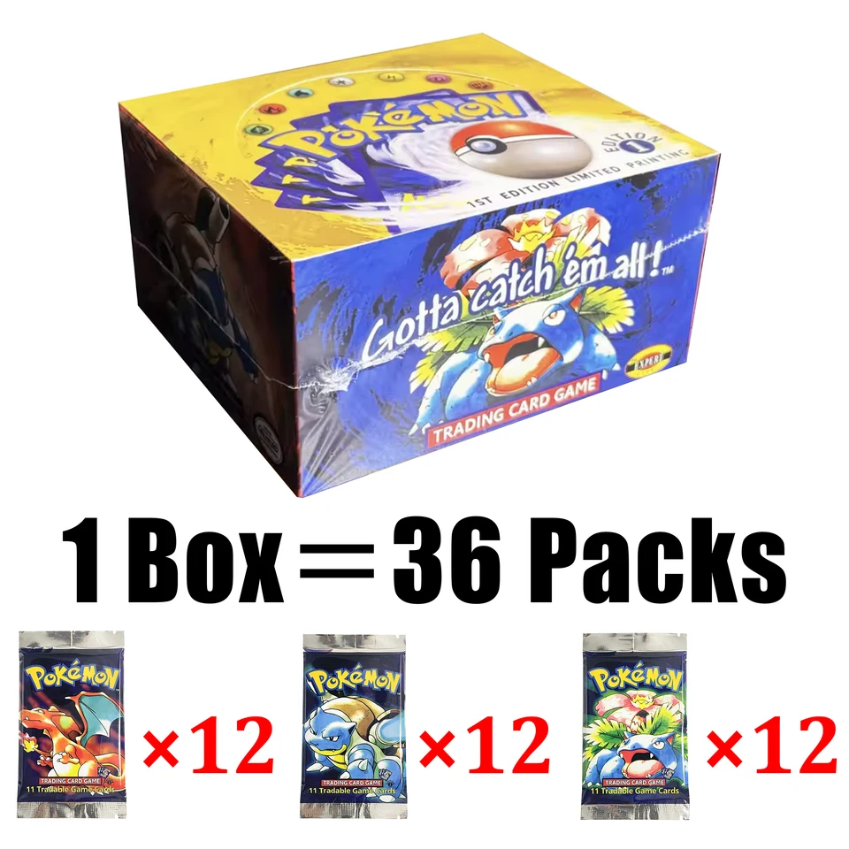PTCG 1st Edition Booster 36Pack/Box Brand New Sealed Packaging