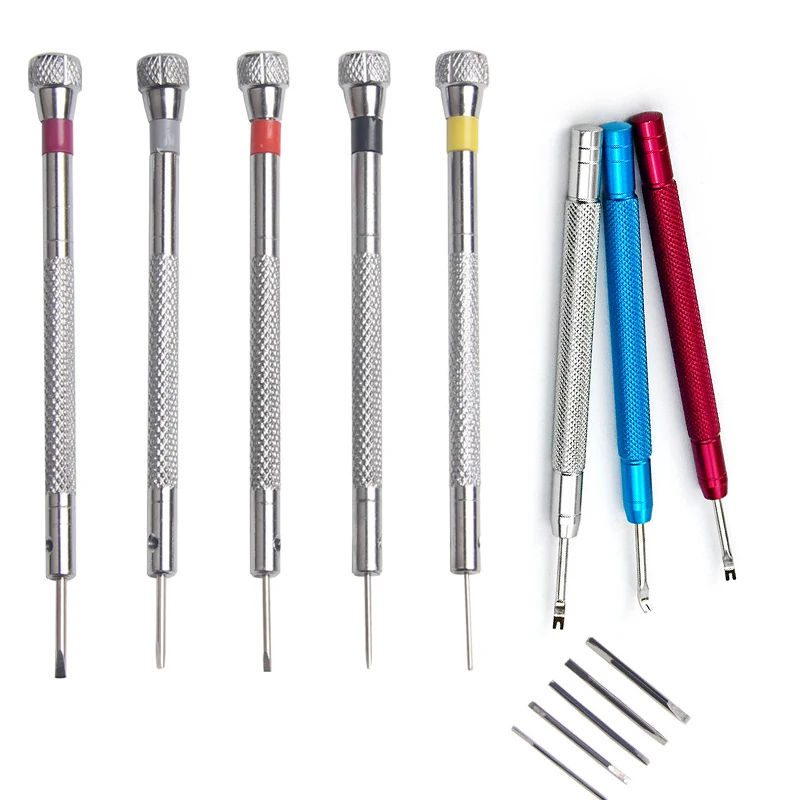 3PCS/6PCS Watch Hand Presser Set Watch Hour Minute Second Hand Pressing Setting Removing Watch Repair Tools Screwdriver Set