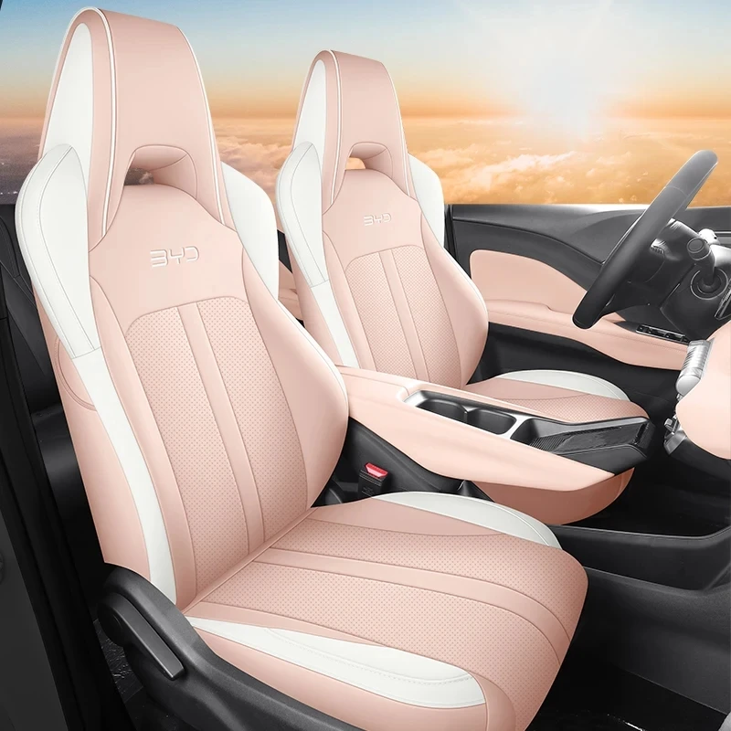 Motoptes Car Seat Cover Leather Specific Customize for BYD seagull Full Covered with Front and Rear Full Complete Set