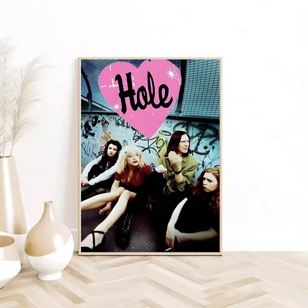 Alternative Rock Band H-Hole Poster  HD sticky wall waterproof home living room bedroom Dorm bar aesthetic decoration
