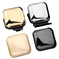 6PCS High-grade Metal Square Coat Jumper Jacket Suit Buttons Hundred Take Cardigan Tops Female Clothes Large Buttons