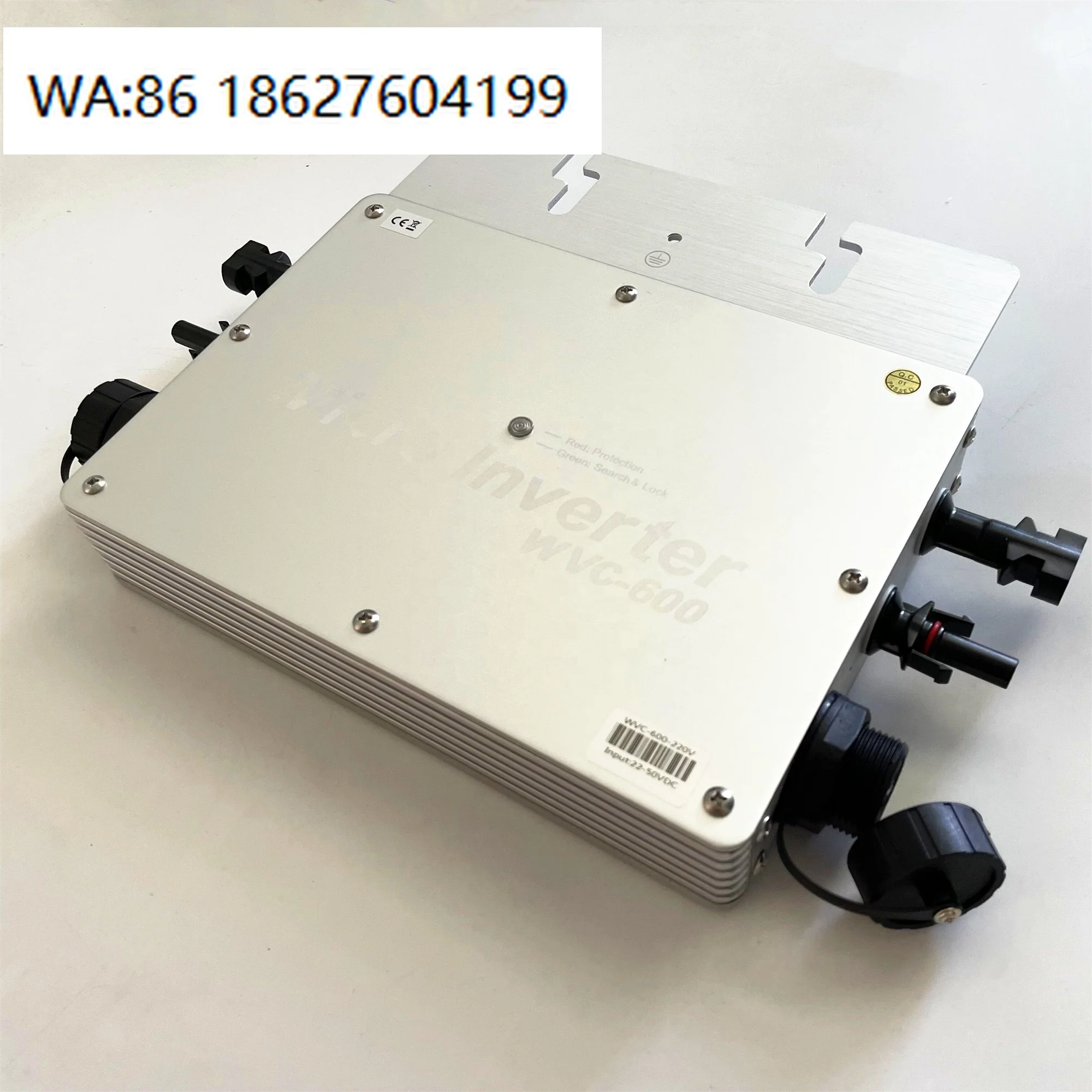 Digital Display Solar Micro Inverter 600W On Grid IP65 Waterproof Single Phase MPPT PV Converter