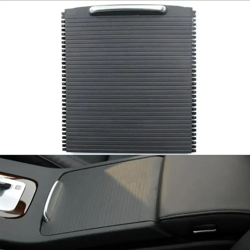 Car Front Center Console Cup Holder Roller Shutter Sliding Lid For Volvo S80 S70 V70 XC70 Black 39870905 39870904