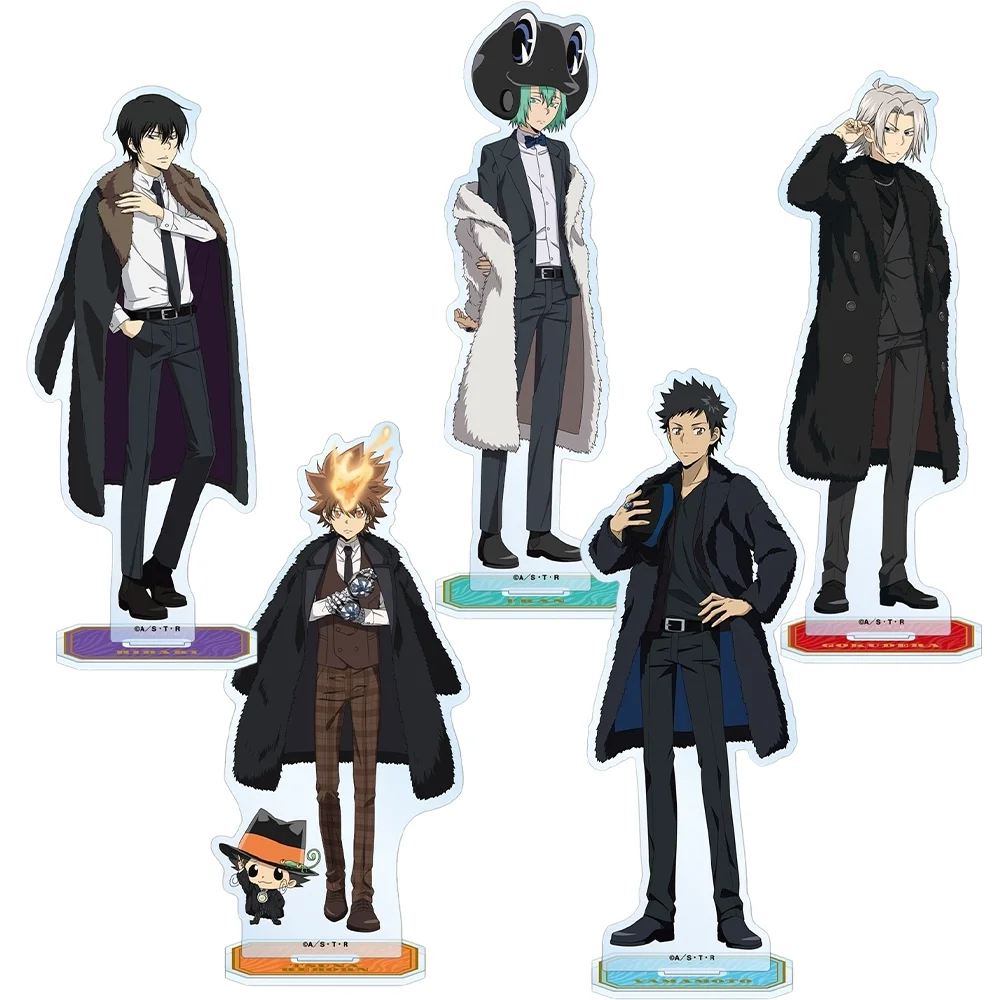 Katekyo Hitman Reborn! Reborn Sawada Tsunayoshi - Soporte de acrílico de 15 cm, llavero, adorno de escritorio, regalo coleccionable