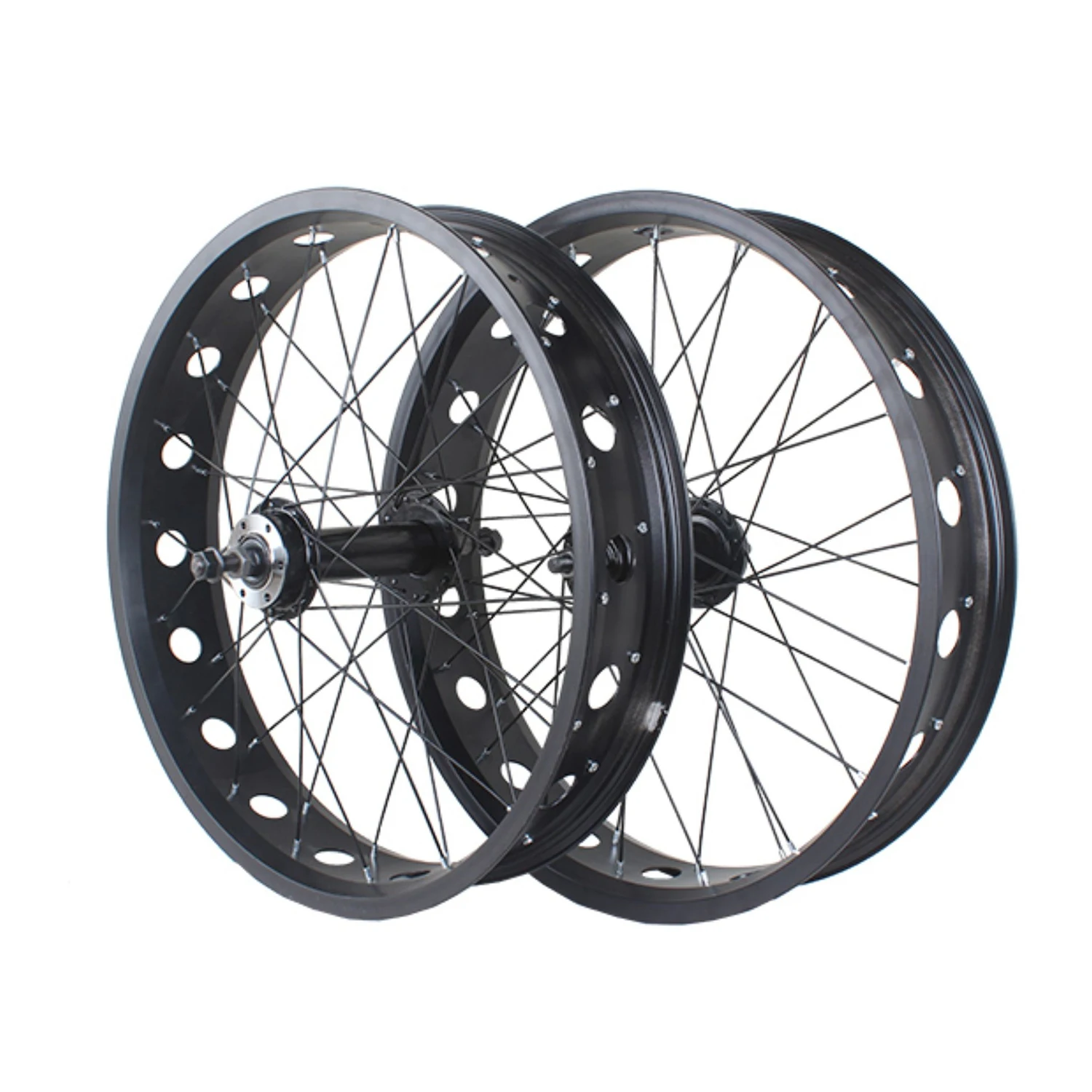 Fat Bike Wheel 26 Inch Rim 20 24 Fatbike 26x4.0 20x4.0 24x4.0 Tire Snowbike Super-wide Wheelset Bicycle