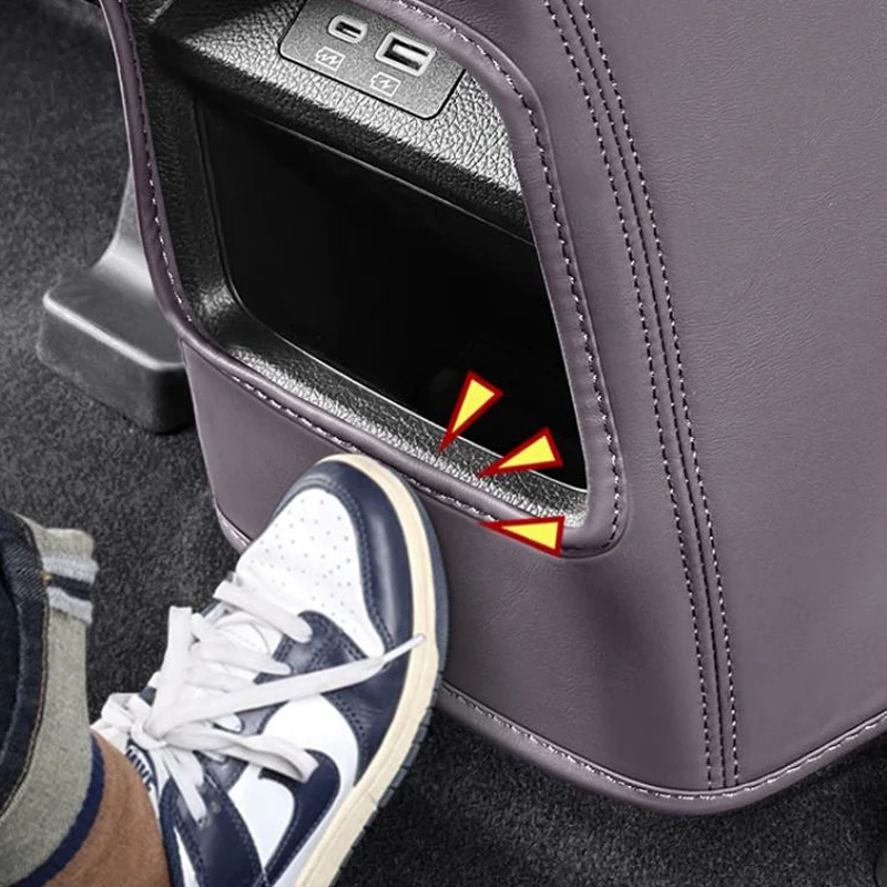 For BYD Sealion 6 Seal U Song Plus DM-i 2023-2024 Car Accessories Rear Armrest Box Anti Kick Pad Air Outlet Protective Pad