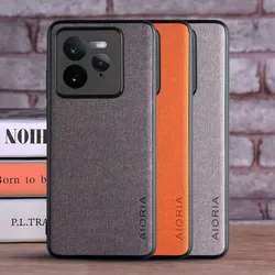 Textile Leather Case for Realme GT 7 8 Pro 15X 5G Hard material Phone Cover for Realme GT 7 Pro case