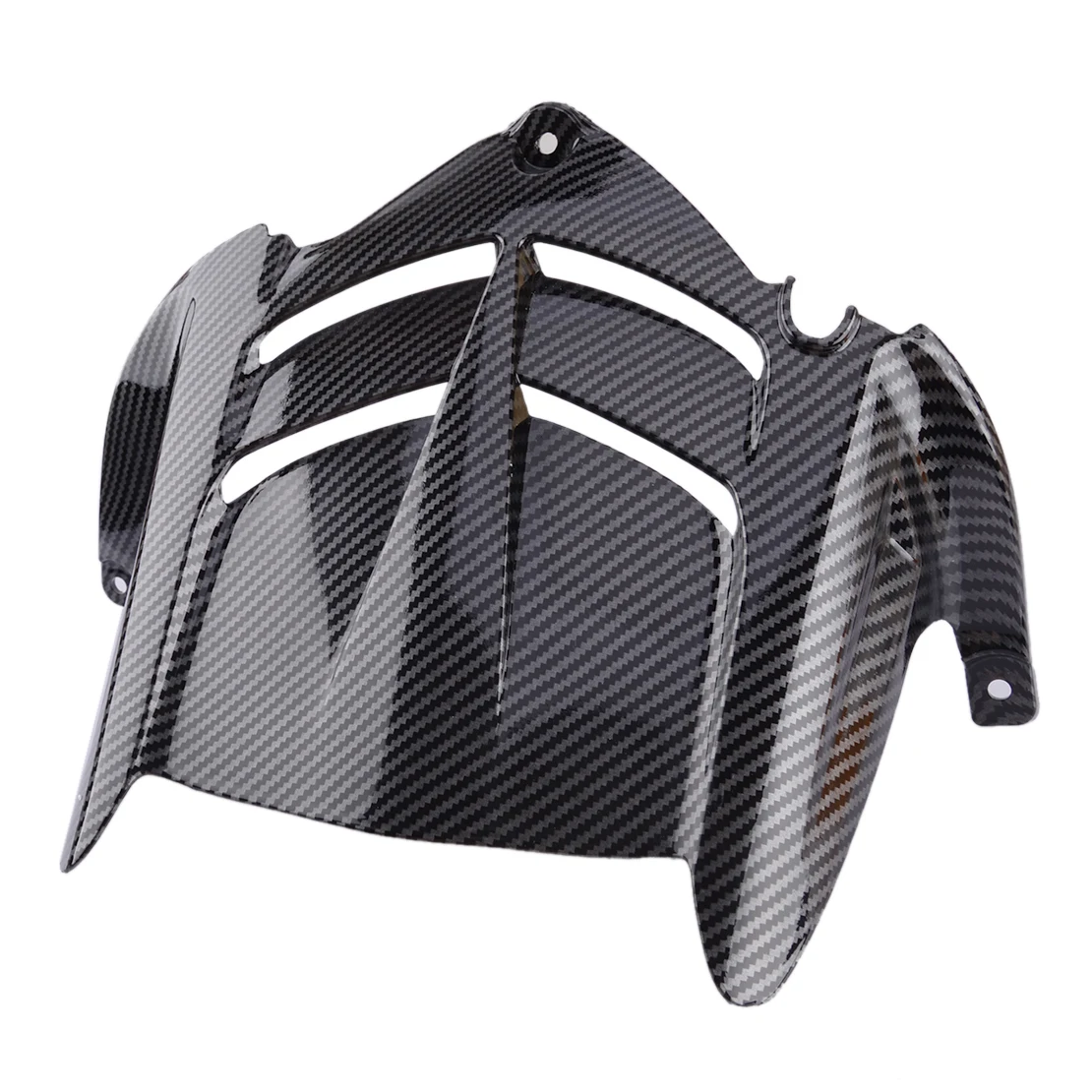 Motorcycle Rear Hugger Fender Mudguard Fairing Fit for Kawasaki Ninja ZX-6R 2009 2010 2011-2019 Black Carbon Fiber Style ABS