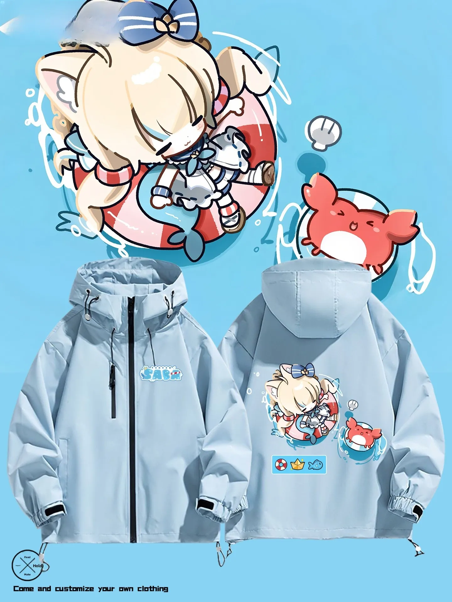 

Sameko Saba ark Vt Б/у верхняя одежда Jaet Ветрозащитная футболка в одном Повседневная футболка из полиэфирного волокна Long Sve на молнии...