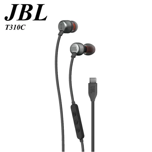 Imagen 1 del producto JBL TUNE 310C Original auténtico auriculares intrauditivos con cable micrófono de canal estéreo interfaz tipo C HI-RES EQ calidad de sonido