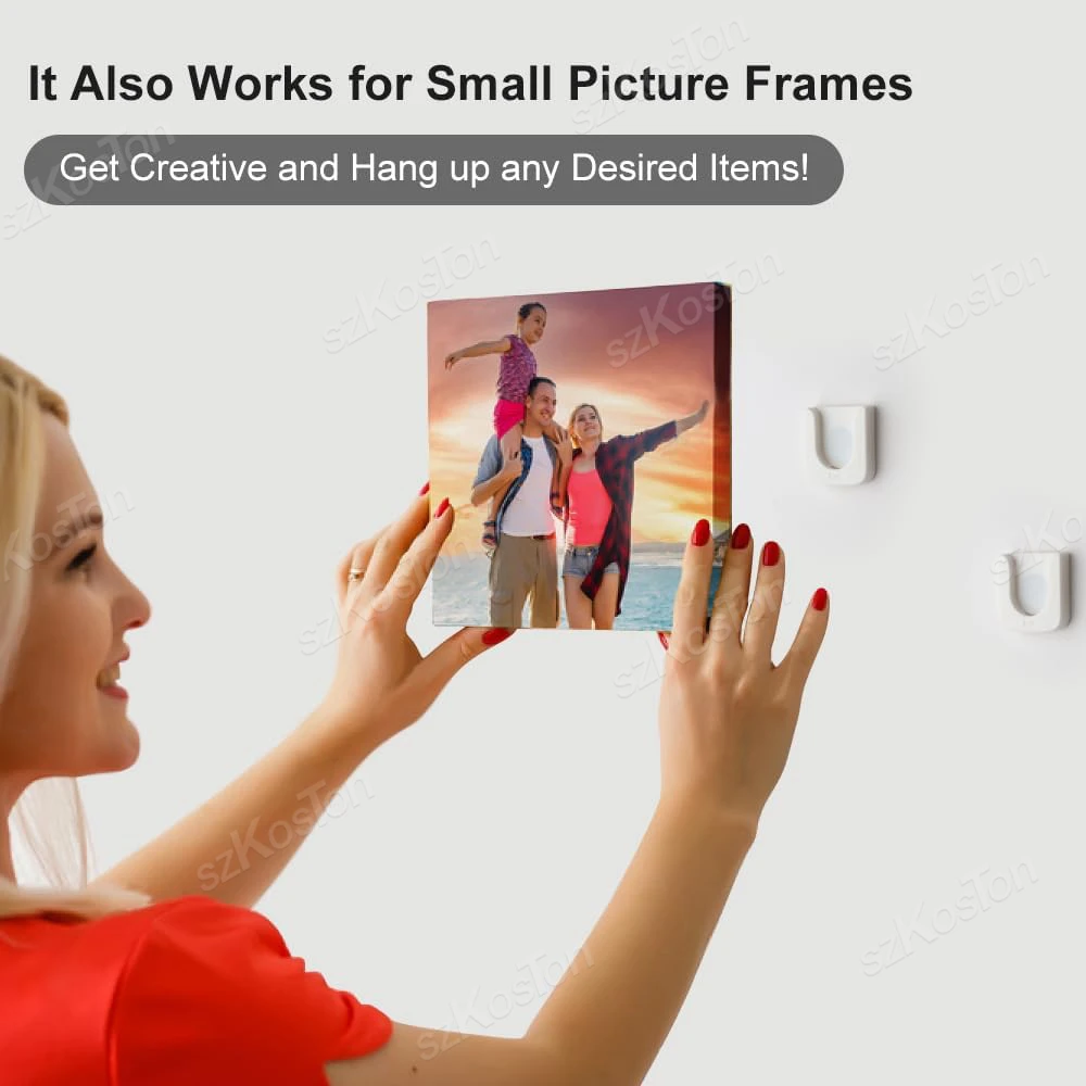 Soporte magnético para Control remoto, soporte autoadhesivo para control remoto, marco de fotos, enchufe, etc., organizador montado en la pared sin perforación