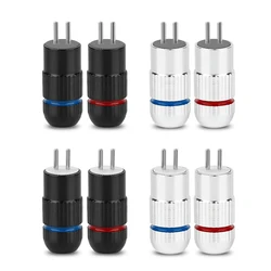 QYFANG flat head pure copper 4-layer rhodium-plated 0.78 plug UM3X W4R 0.78mm metal plug