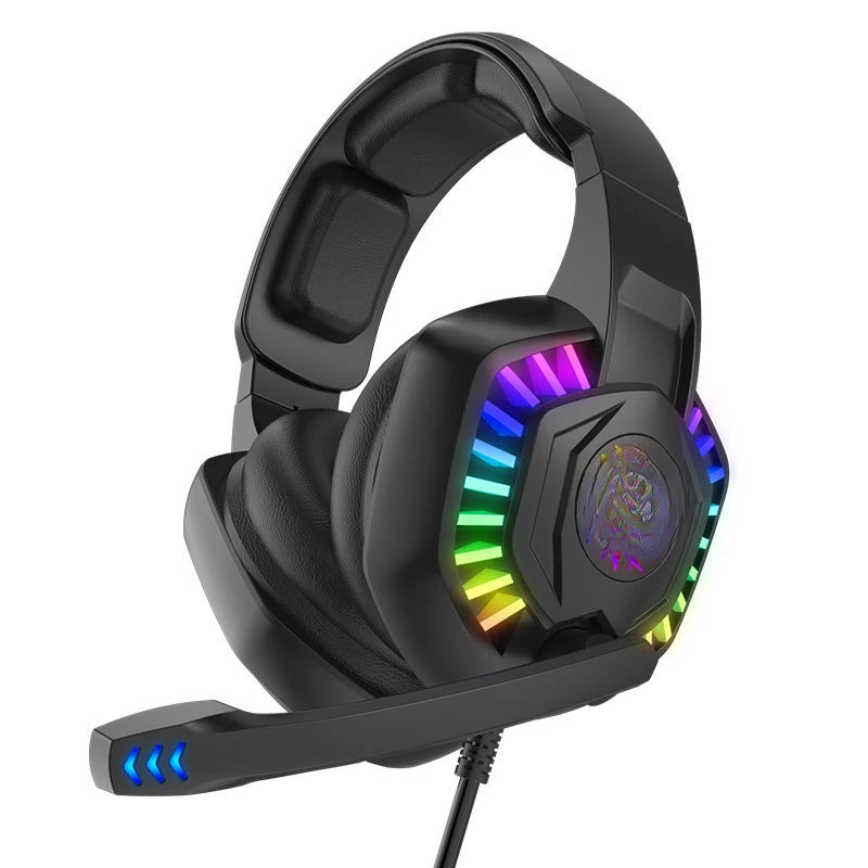 Наголовная компьютерная гарнитура Настольная игровая гарнитура с микрофоном Проводная с микрофоном