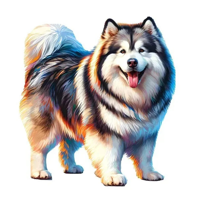 Série de cachorro quebra-cabeças de madeira arte única em forma de animal quebra-cabeça diy jogo de lazer para adultos crianças família decoração de casa