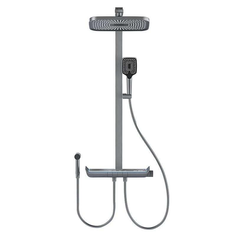 

Full copper, rack, shower, pressurized, shower, set, bathroom, with bidet