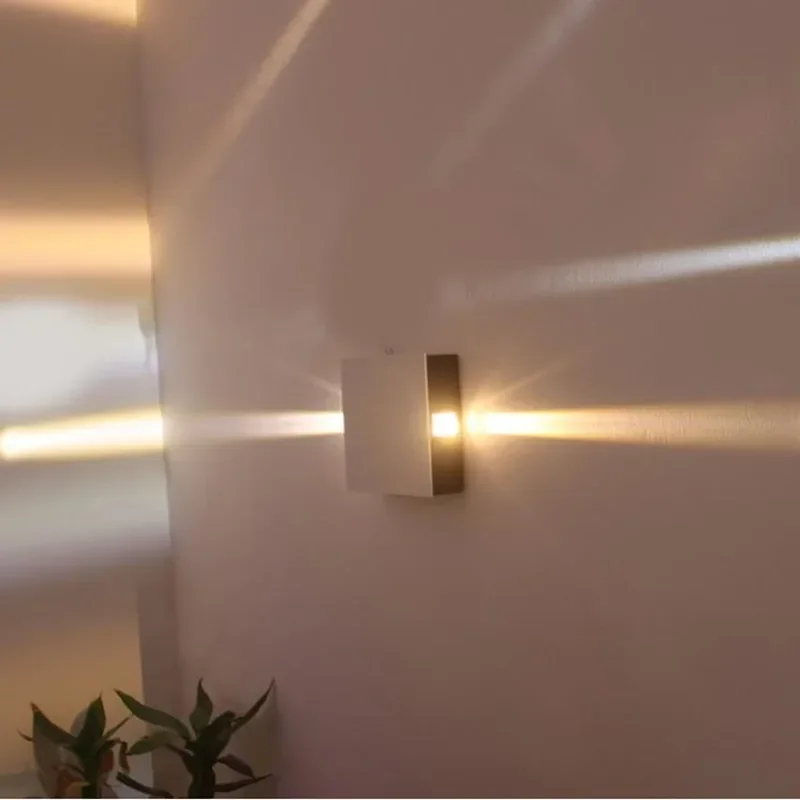 LED cross light effect wall lamp aisle balcony decorative  lights indoor bedside background  living room bar KTV model