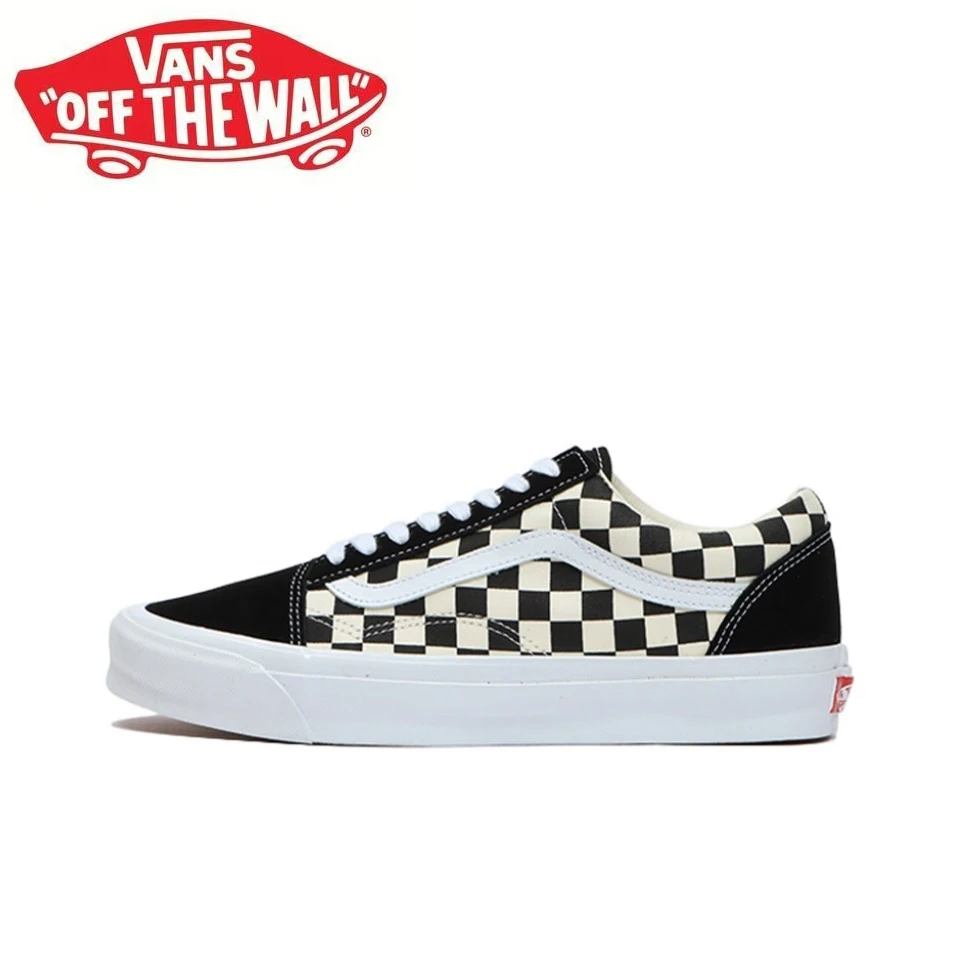 

Оригинальная парусиновая обувь для скейтборда Vans Old Skool LX с низким вырезом унисекс, женская и мужская обувь, кроссовки VN0A36C82GZ