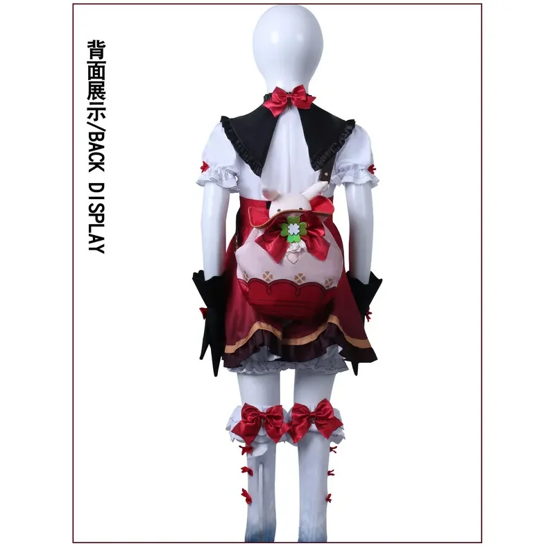 Jeu Klee Cosplay Costume pour enfants, Genshin Impact, petite sorcière Klee, jolie robe pour femme, Halloween, fête de carnaval, costume avec chapeau, accessoire