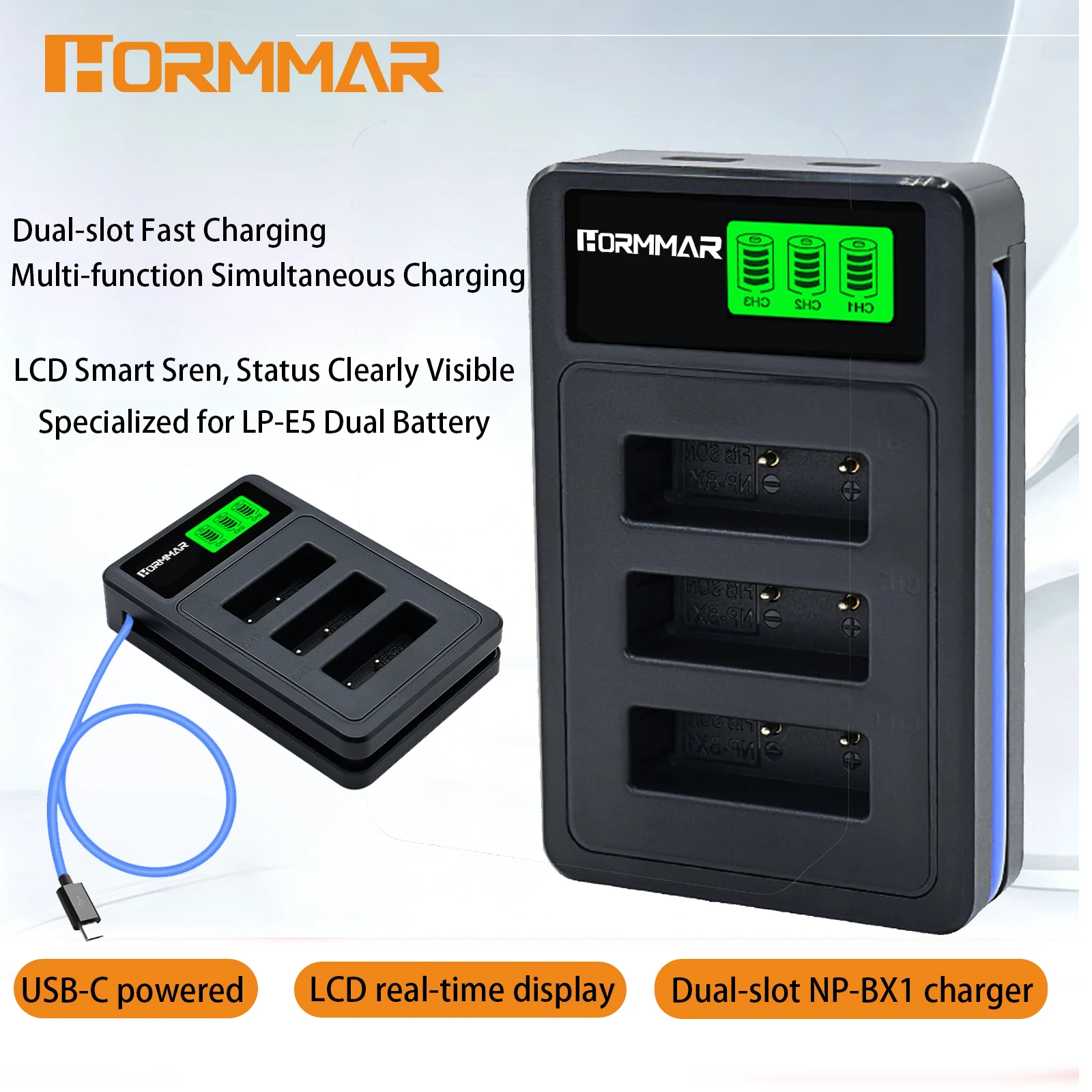 NP-BX1 NPBX1 NP BX1 Battery Charger For SONY FDR-X3000R HDR-AS300R RX100 M3 M2 M7 M6 RX1R HX400 HX50 HX60 WX300 WX350 AS15