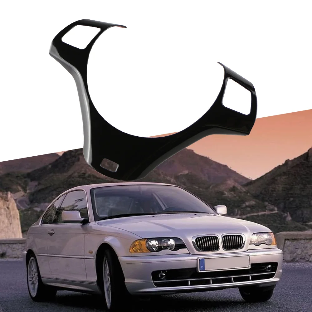 Car Steering Wheel Panel Decoration Cover Trim Moulding Sticker for BMW 1 3 Series E90 E92 E93 2005-2012 E32