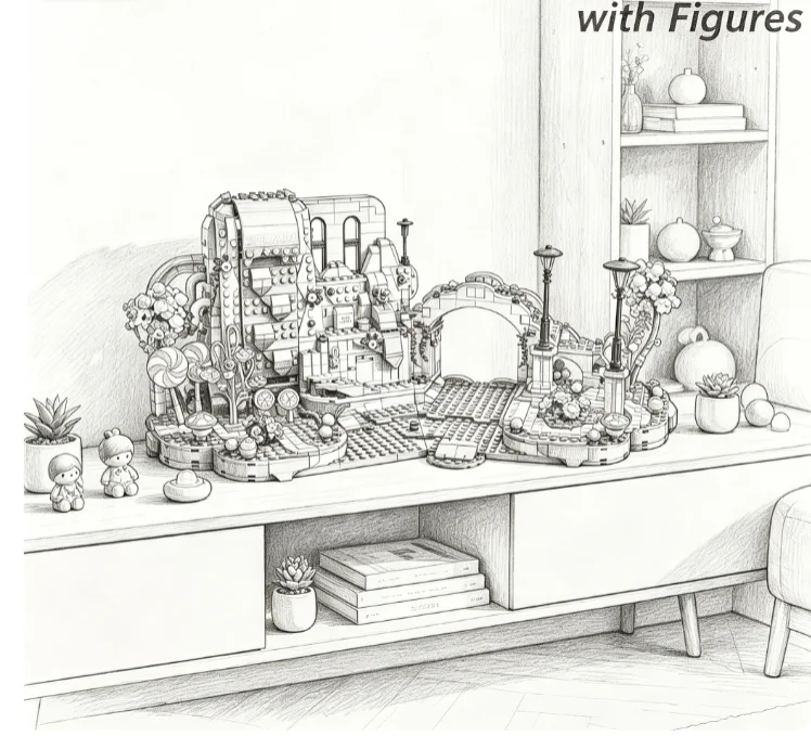 2026 Chocolate Factory Creative Toy Models, Home Decoration, Adult Friends' Holiday Gifts