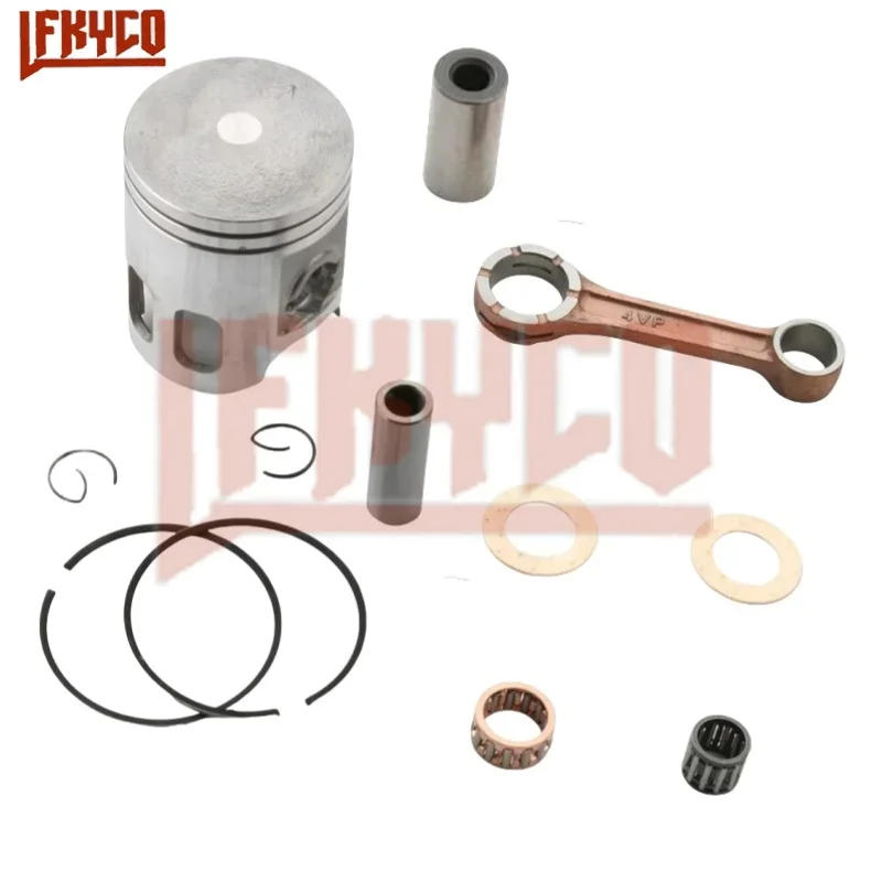 

Engine Parts 52mm Bore Two-stroke Scooter Crankshaft Connecting Rod Piston Rings Pin Kit for Yamaha BWS 100 BWS100 1997-2008 4VP