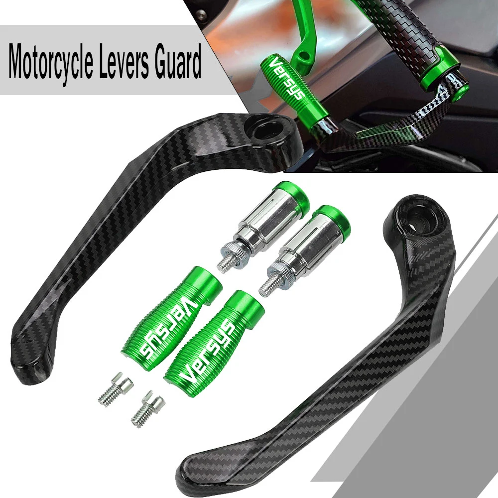 For KAWASAKI VERSYS-X250 VERSYSX250 VERSYS X250 2017 Motorcycle Handlebar handle Grips Guard CNC Brake Clutch Levers Protector