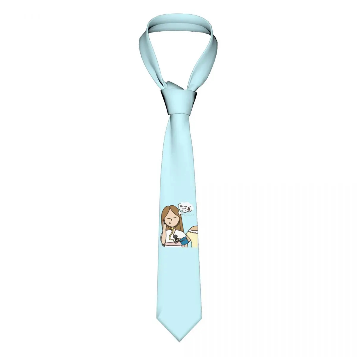 

Classic Enfermera En Apuros Doctor Nurse Medical Necktie Men Customized Silk Party Tie