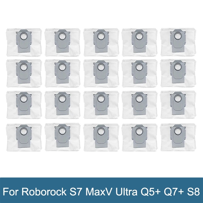 Dust Bags Accessories for Roborock S8+ / S8 Pro Ultra / S7 MaxV Ultra / S7 Pro Ultra / Q7+ / Q7 Max+ / Q5+ Vacuum Cleaner Parts