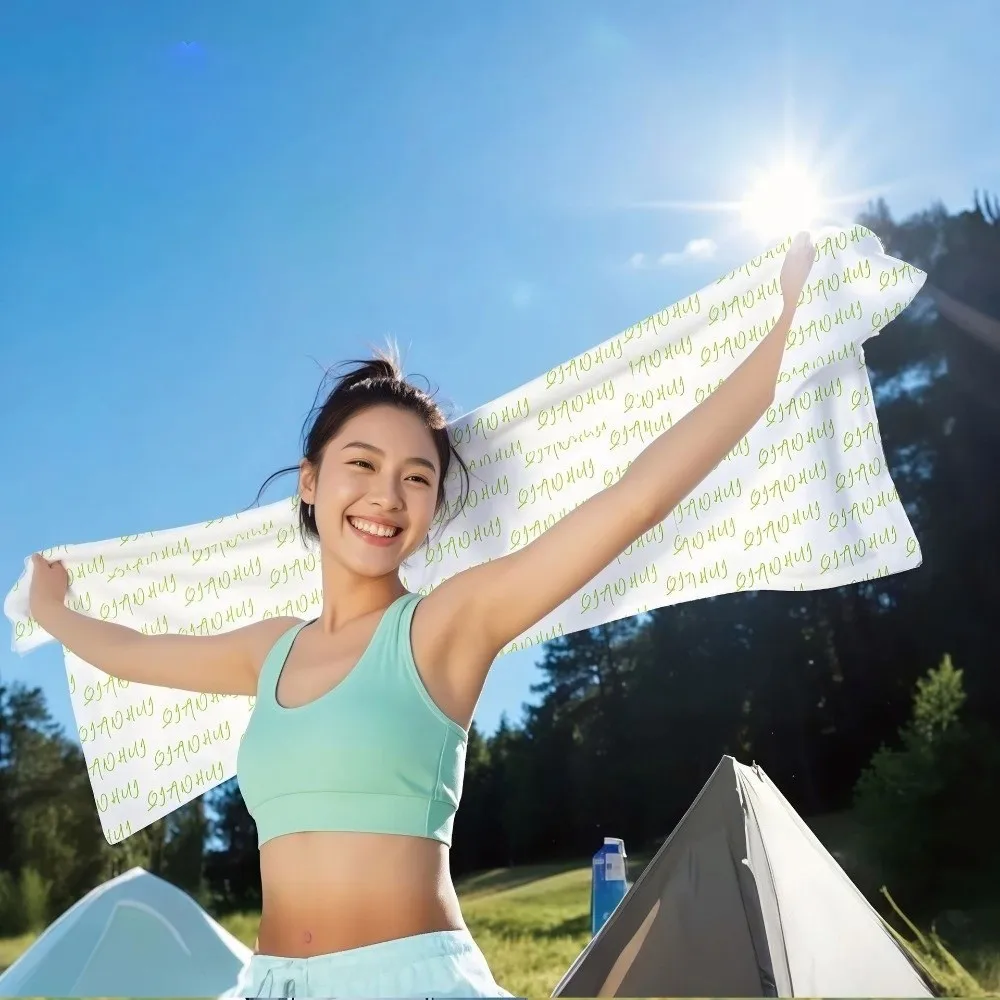 

New Non Woven Fabric Ice Wipes Anti-Sun Disposable Cooling and Refreshing Small Towel Sports Accessory Running