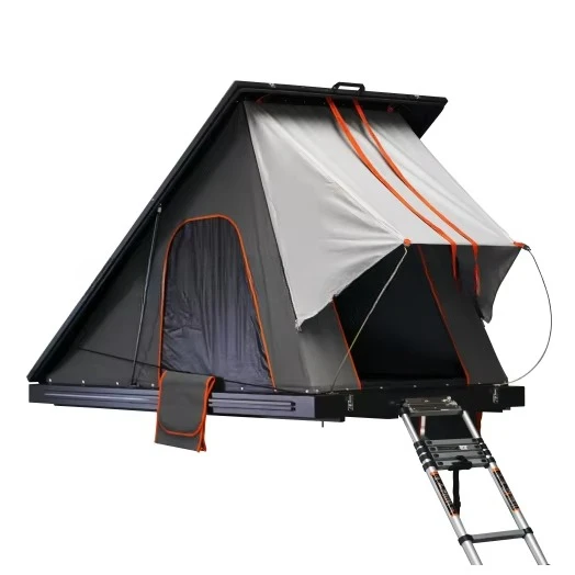 Good Quality Rooftop Tent Hard Shell Canvas Four-season Heavy Duty Quick Automatic Opening Camping Outdoor Tent