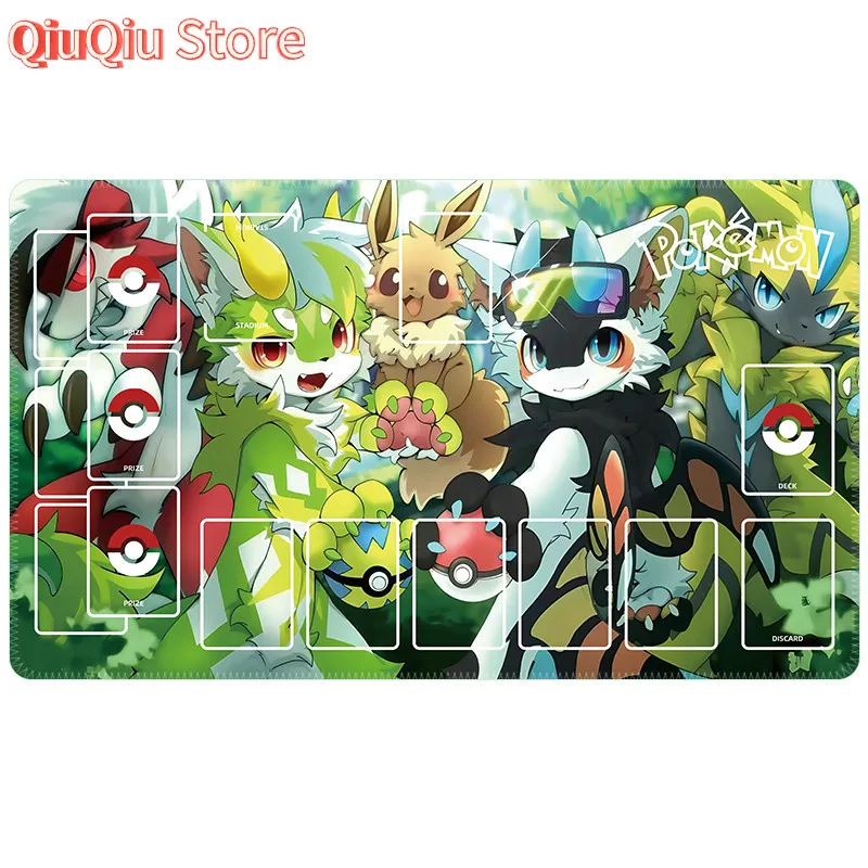 Charizard Fire Blast TCG Spielmatte, Gaming-Mauspad, wasserdichte, rutschfeste Schreibtischunterlage – Detail 7