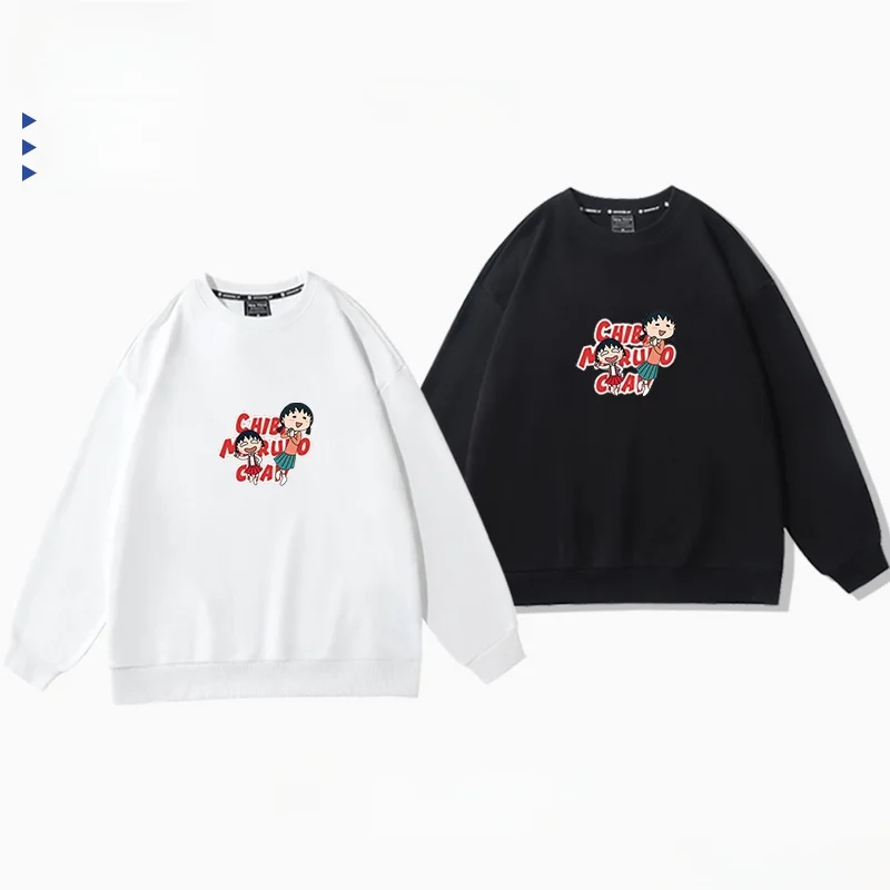 

Женская модная толстовка с капюшоном и принтом в виде маленьких шариков, на флисовой подкладке, в корейском стиле, свободного кроя, с круглым вырезом, осенне-зимняя коллекция.