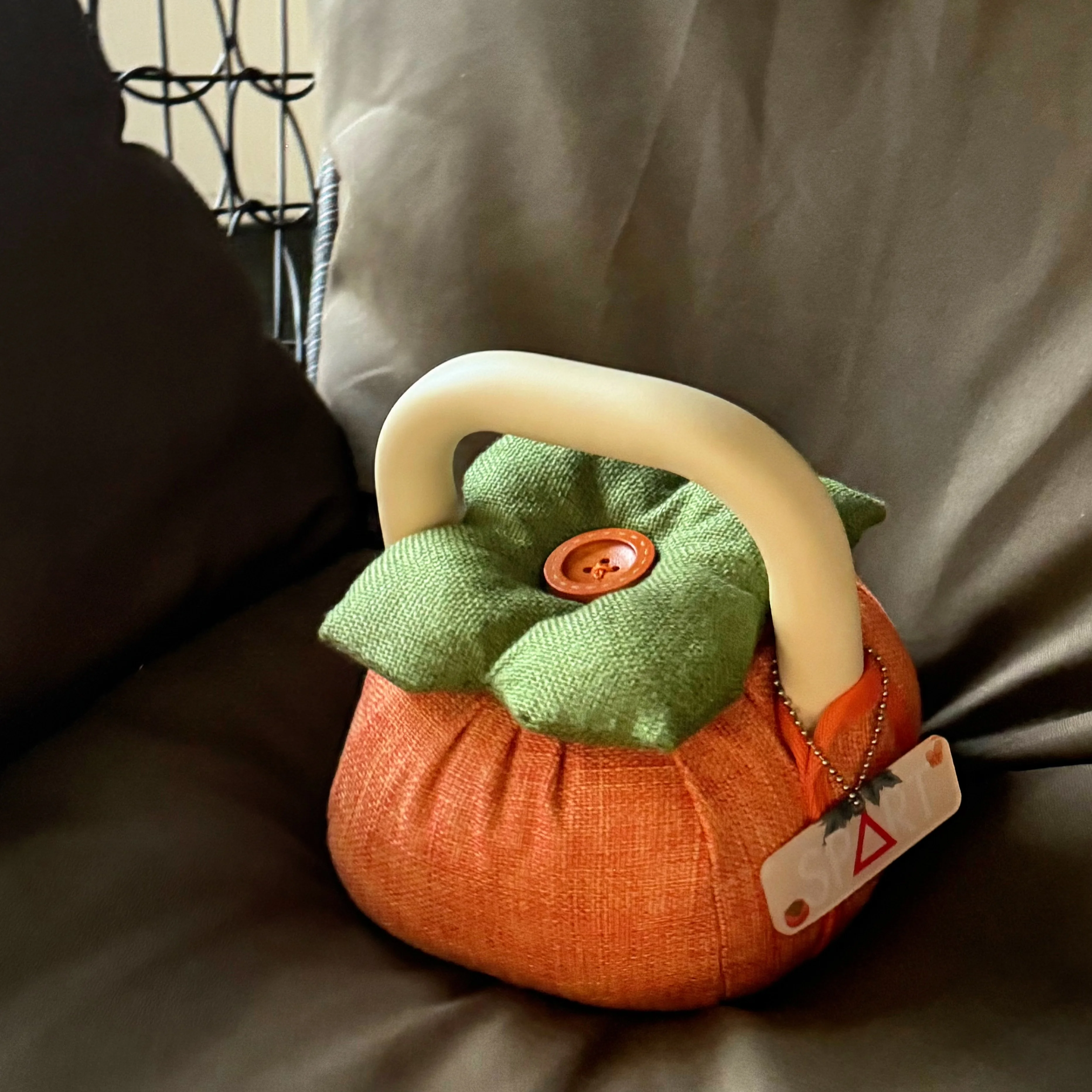 เคตเทิลเบลล์รูปผลไม้สีส้ม ของเล่นคลายเครียด น่ารัก มีคุณค่าทางอารมณ์ ของขวัญ ของใช้ในบ้าน ปลอดภัย ป้องกันการกระแทก