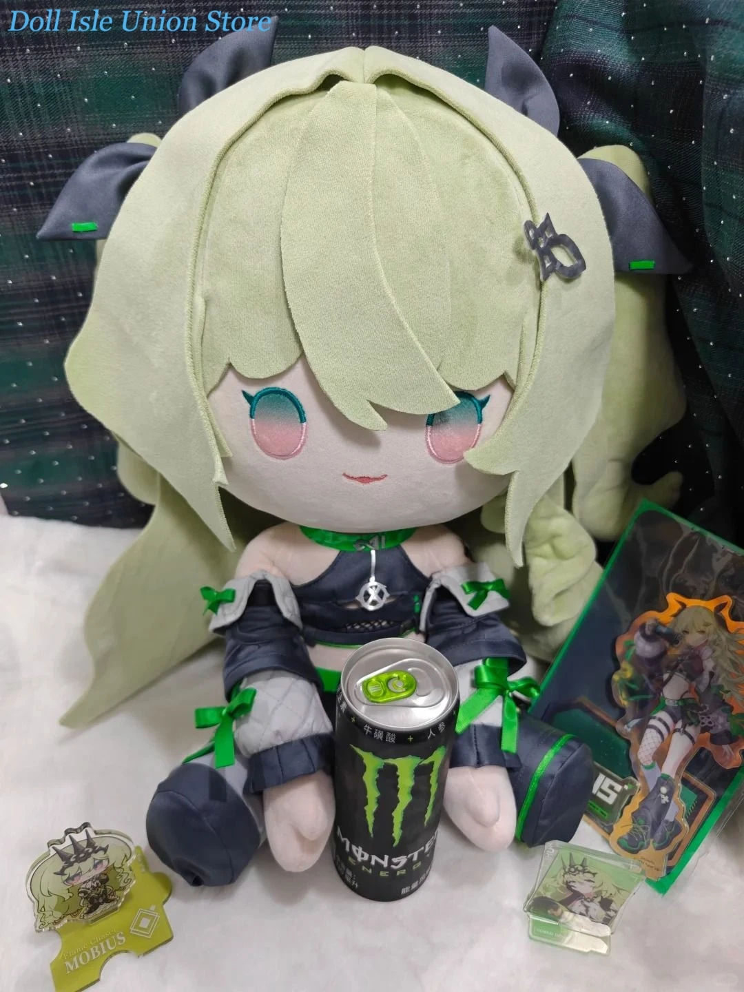 40CM Original Anime Mobius Honkai Impact 3 Series Cotton Doll Game Plush Stuffed Sitting Posture Cartoon Plushie