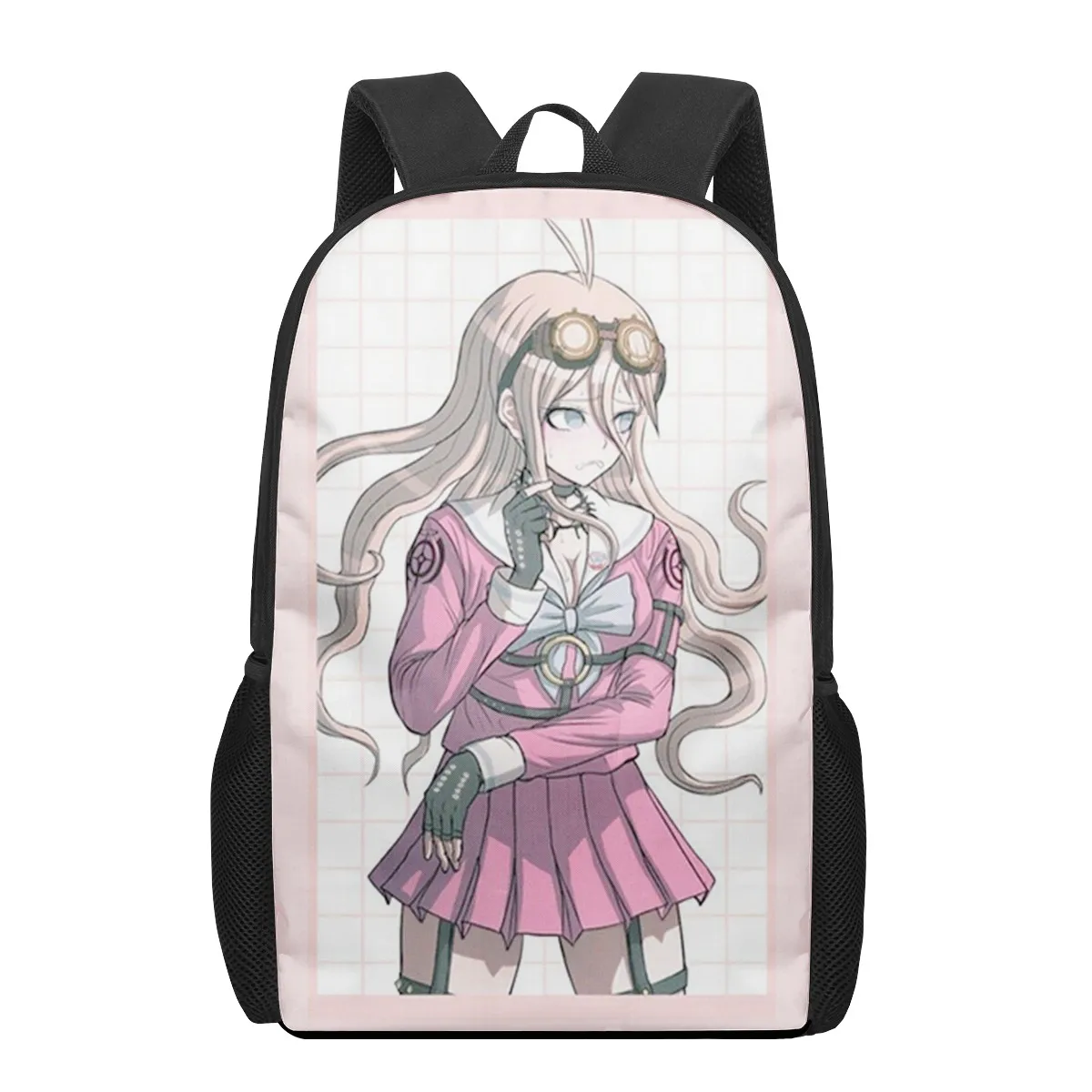 Anime Danganronpa Miu Iruma Print Student Boek Tassen Voor Kids Jongens Meisjes Rugzak Kinderen Schooltas Mochilas 16Inch Bookbags sa