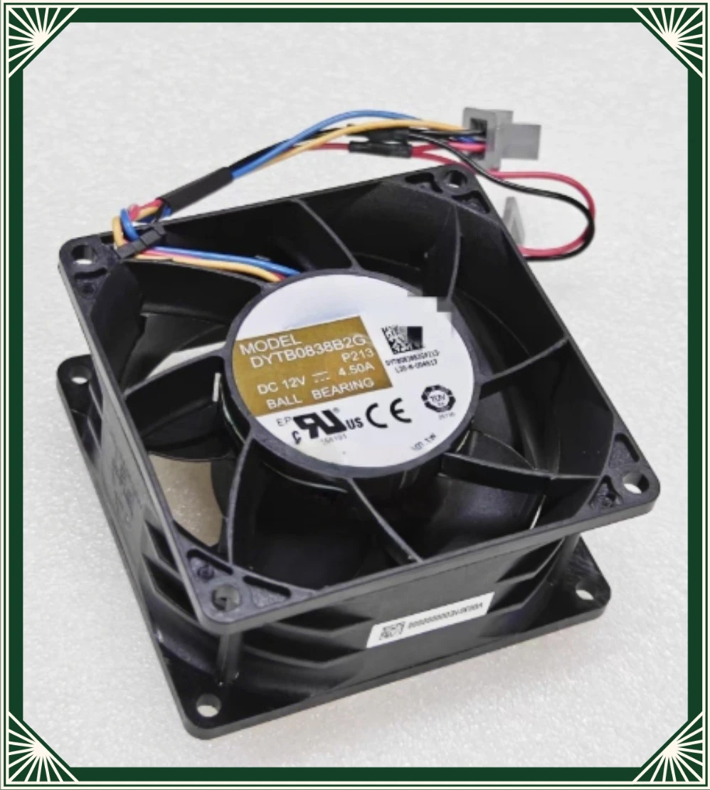 

For AVC DYTB0838B2G 12V 4.5A 8038 8CM High Speed Powerful Industrial Cooling Fan