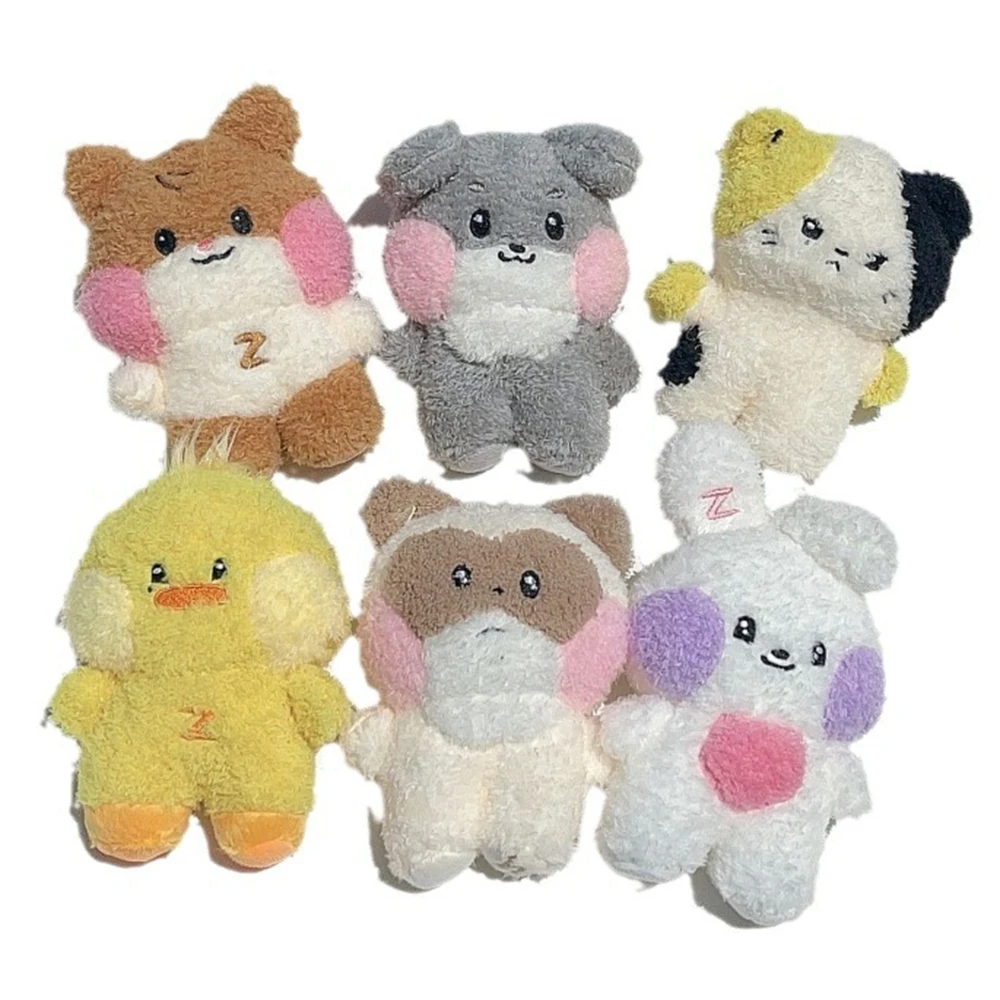 KPOP ZB1 Stuff Doll 17cm Short Plush Toy Zeroni Cartoon Dog Cat Rabbit Doll ZEROBASEONE ZhangHao HanBin RICKY Doll Fans Gift