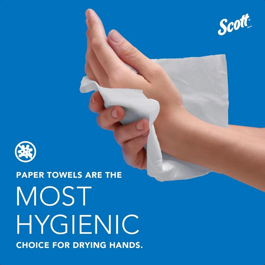 Scott Profional Universal Multifold Paper Towels Bulk 03650 Absorbency Pockets White 9.2'x9.4' Towel Compred Compact (250 Sheet