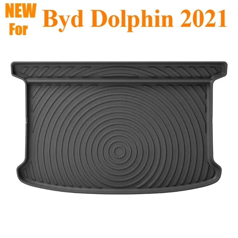 New Arrivals Premium waterproof non-slip 3D TPE Rear Trunk Mat for Byd Dolphin 2021，All Weather Dustproof Black Interior