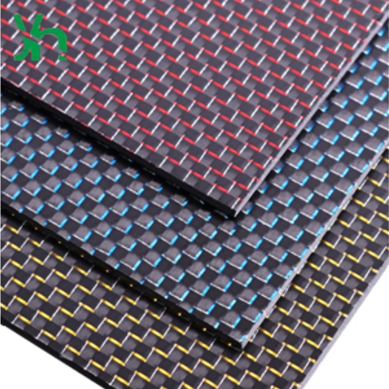 صفائح من الألياف الزجاجية المطلية بالكهرباء 3K، لمسة نهائية معدنية، قوة عالية ومقاومة للتآكل، للاستخدام الصناعي والسيارات #4