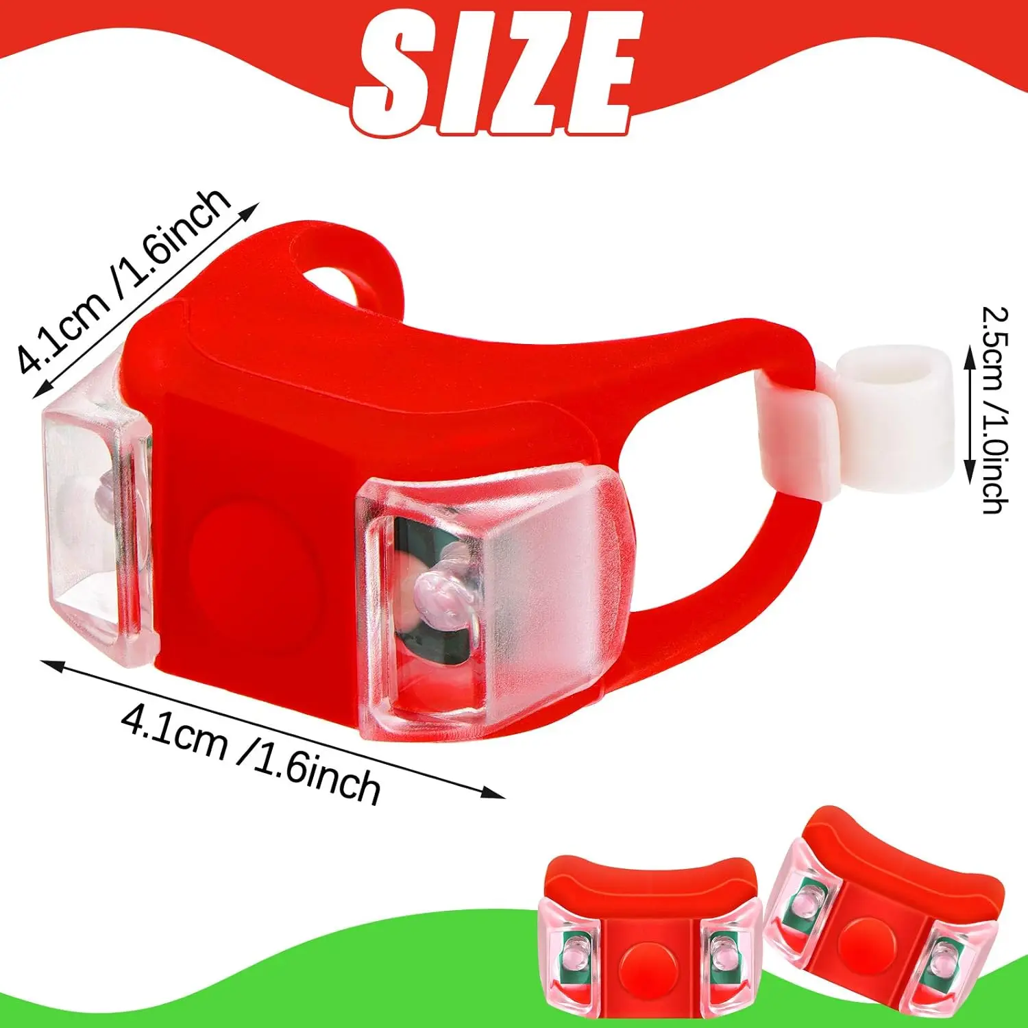 4 Boat Lights Navigation Lights for Red and Green LED Boats with 5 Button Batteries for Boat Pontoon Hovercraft Yacht Speedboat